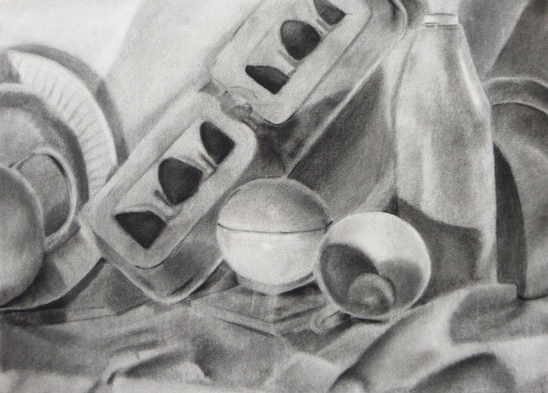 charcoal still life ailysh cooper